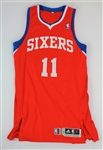 Jrue Holiday Philadelphia 76ers game worn playoffs jersey (MEIGRAY)
