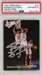 1992 Upper Deck Shaquille ONeal Signed Rookie Card