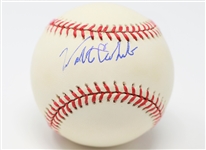 Walter Cronkite signed baseball