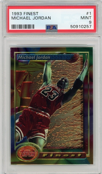 1993 Finest Michael Jordan PSA 9