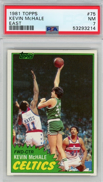 1981 Topps Kevin McHale PSA 7