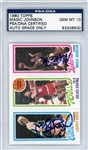1980 Topps Magic Johnson /Larry Bird  signed Rookie card PSA